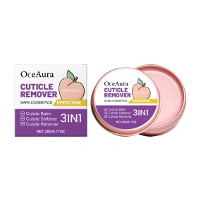 指甲霜生产厂家-三合一指甲手部老茧去除足部护理修复去角质桃霜