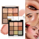 Makeup Palette Factory - 3-in-1 Notebook Eye Shadow Highlighter Blush Makeup Book Palette 3 Layers