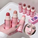 腮红棒生产厂家-面部脸颊彩妆腮红棒顺滑保湿浅色霜状腮红