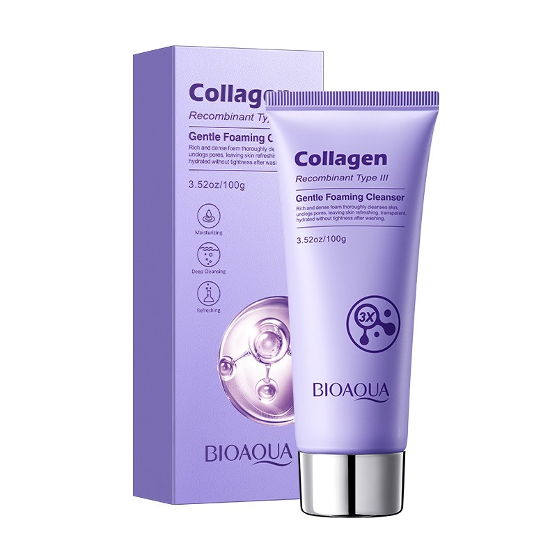 Facial Cleanser Manufacturer - Collagen Facial Cleanser Foaming Beauty Skin Whitening Moisture