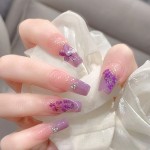 美甲钻供应商-INS风花园油画小花瓣珠宝