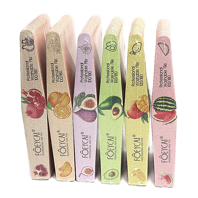 Nail Buffer Factory - High Quality Fruit Pattern Double Sanding Strip Grinding Tool