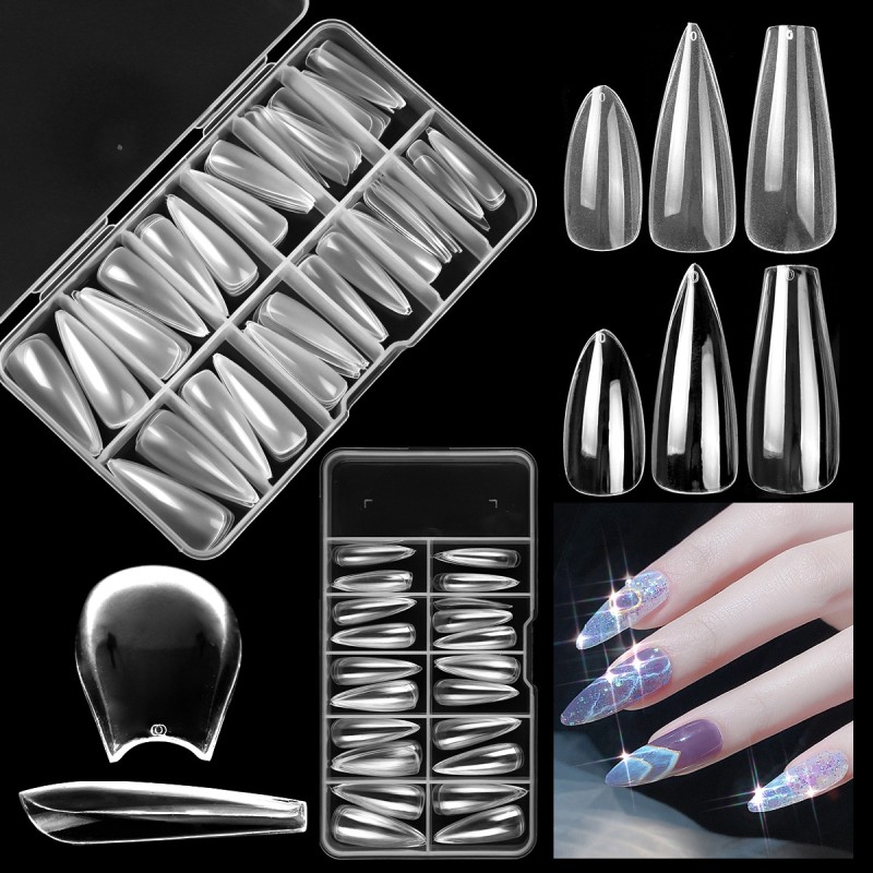 Press on Nails Manufacturer - Press on Nails Acrylic Sound Black White Xiao Mao Ultra-Short