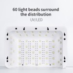 UV/LED美甲灯生产厂家-72W UV/LED美甲机定制logo电供可穿戴