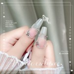 迷你美甲配件源头工厂-迷你指尖小蝴蝶水晶马眼锆石
