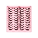 假睫毛源头工厂-批发定制高品质3D夹心三叶草0.05mm