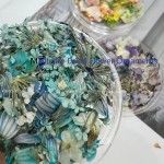 美甲钻供应商-INS风花园油画小花瓣珠宝