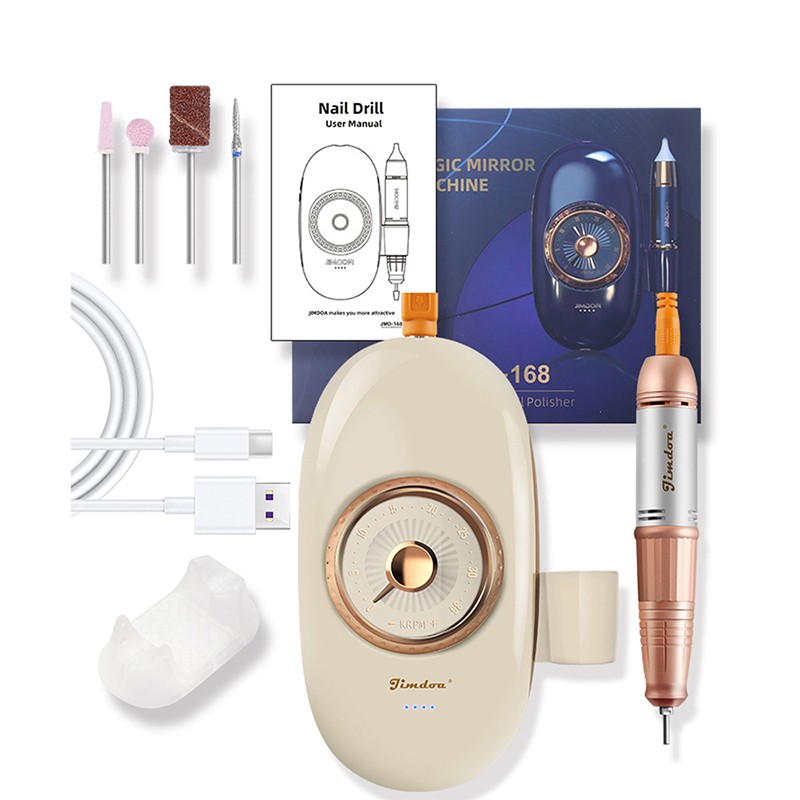 High-Speed Nail Drill Supplier - High-Speed Brushless Polish Machine Portable Steel Bit US Plug