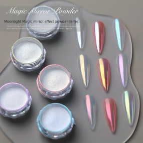 Mirror Powder Factory - Hot Sale Magic Mirror Powder Pink Gold Fragrant Acrylic PET