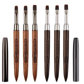 金属柄笔源头工厂-批发美甲笔定制logo金属柄划线