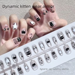 Blush Nail Patch Supplier - Blush Wear Advanced White Patch Reusable French Cat's Eye