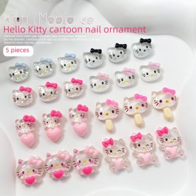 Cat Nail Ornament Manufacturer - KT Cat Resin Drill Nail Ornament Art Wholesale