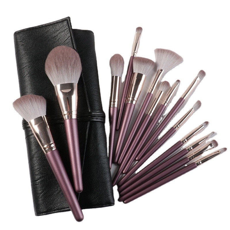 Multifunctional Makeup Brush Manufacturer - Portable Four-in-One Telescopic Brush Single