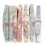 美甲条生产厂家-高品质可定制打磨条可爱印花耐磨