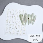 法式美甲贴供应商-2024新款渐变法式贴纸网黑白