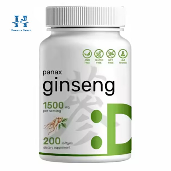 Ginseng Capsules Factory - OEM/ODM Customized Ginsenoside 5%-10% Panax Extract