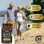 Black Seed Oil Softgels Factory - OEM Premium Cold Pure Black Cumin Seed Immune Support
