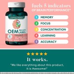 Nootropic Brain Gummies Supplier - OEM Strawberry Vitamin B6 B12 Probiotic Brain Support