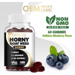 Horny Goat Weed Gummy Manufacturer - Customized BCAA L-Arginine MACA Preworkout Muscle