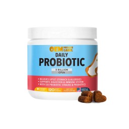 Dog Probiotics Treats Supplier - 6 Strains with Prebiotics Natural Digestive Enzymes Allergy