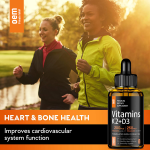 Vitamin D3 K2 Drops Supplier - OEM with Coconut Oil Calcium Supplement Bone Density Heart