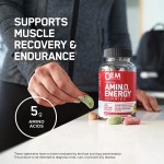 Amino Energy Gummies Supplier - Customized Amino Acids Pre Post Workout Focus Muscle Recovery