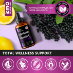 Elderberry Drops Manufacturer - Organic Sambucus Liquid Black Extract Vitamin C Antioxidant