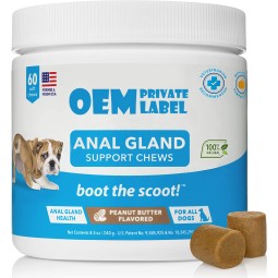 Dog Probiotics Chews Factory - Custom Wholesale Anal Gland Support Omega3 Itch Relief