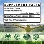 Spirulina Softgel Factory - OEM Organic Chlorella Spirulina 500mg Natural Softgels Supplement