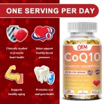 COQ10 Capsules Supplier - OEM Private Label 450mg Coenzyme Q10 Heart Nerve System Support