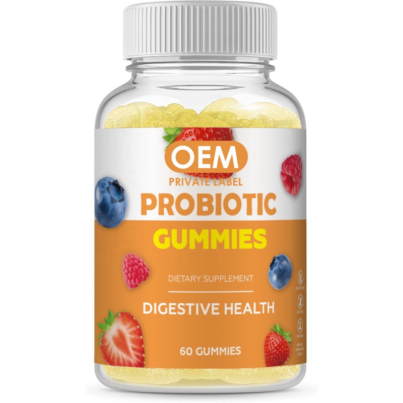 Probiotic Gummy Manufacturer - Prebiotic Vitamin Gummies 2 Billion CFU Digestive Health