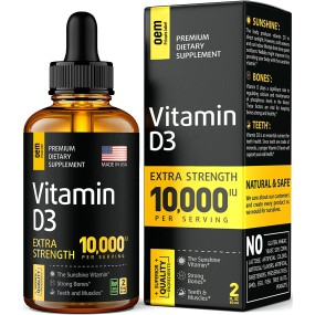 Vitamin D3 K2 Drops Supplier - Organic Vegan Sublingual Liquid Immune Support D3