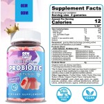 Probiotic Gummies Supplier - OEM Prebiotic 50 Billion CFU Fiber Digestive Gut Health