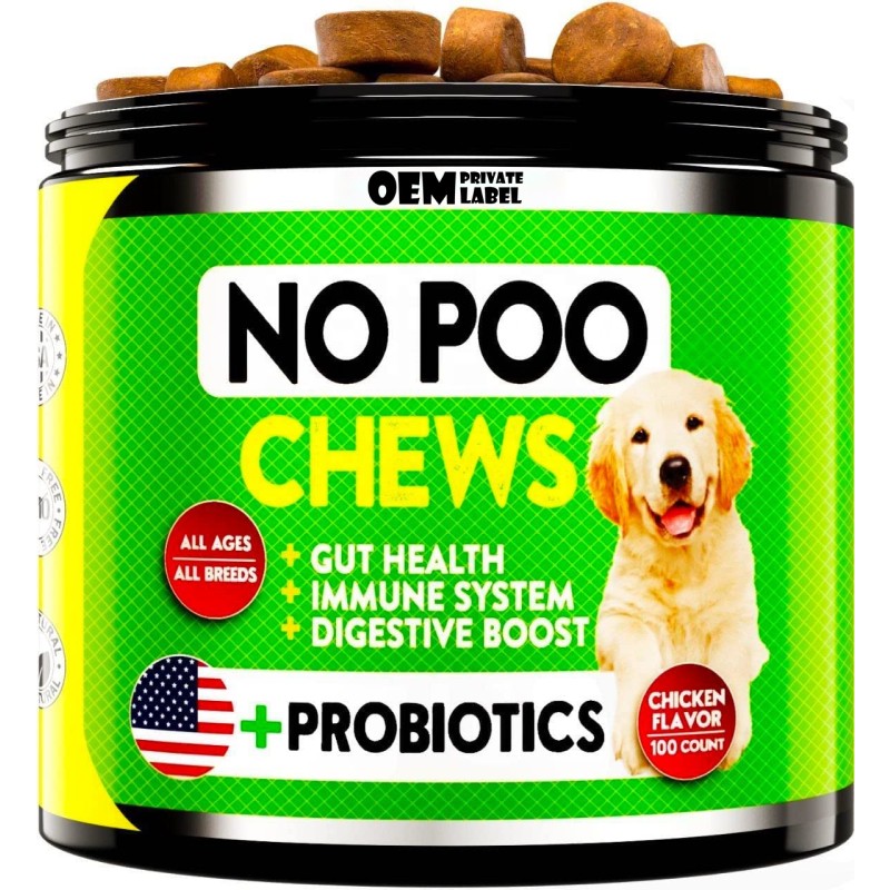 Dog Coprophagia Deterrent Manufacturer - OEM Stop Eating Poop Probiotics Enzymes Prevention