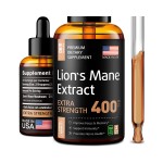 Lion's Mane Mushroom Drops Supplier - Private Label Organic Extract Vegan Liquid Supplement