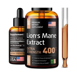 Lion's Mane Mushroom Drops Supplier - Private Label Organic Extract Vegan Liquid Supplement
