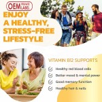 Vitamin B12 Drops Supplier - Organic Sublingual Methylcobalamin Vegan Energy Supplement