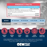 Dog Probiotics Treats Supplier - 6 Strains with Prebiotics Natural Digestive Enzymes Allergy