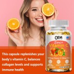 Vitamin C Zinc Softgels Manufacturer - OEM 1200mg Vitamin C with 50mg Zinc Energy Metabolism
