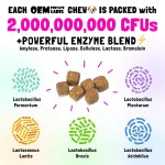 Probiotic Soft Chews Factory - for Dogs Digestive Enzymes Prebiotics Allergy Itch Gut Flora