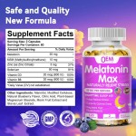 Melatonin Softgel Factory - OEM Customized Vitamin B6 GABA 10mg Relieve Stress Optimal Sleep