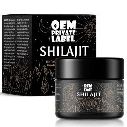 Himalayan Shilajit Resin Factory - OEM 500mg with Fulvic Acid Trace Minerals Detox Immune