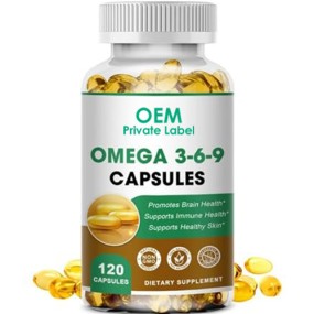 Omega 3 6 9软胶囊生产厂家-高效1000mg100%纯素心脏关节脑健康