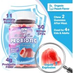 Probiotic Gummies Supplier - OEM Prebiotic 50 Billion CFU Fiber Digestive Gut Health