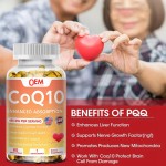 COQ10 Capsules Supplier - OEM Private Label 450mg Coenzyme Q10 Heart Nerve System Support
