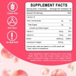 Collagen Gummies Supplier - Low Sugar Vegan Center Filled Biotin Protein Anti Aging