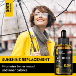Vitamin D3 K2 Drops Supplier - Organic Vegan Sublingual Liquid Immune Support D3