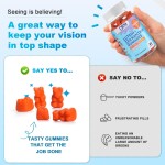 Lutein Gummies Factory - OEM 12mg Vegan with Zeaxanthin Vitamin A Eye Brain Health