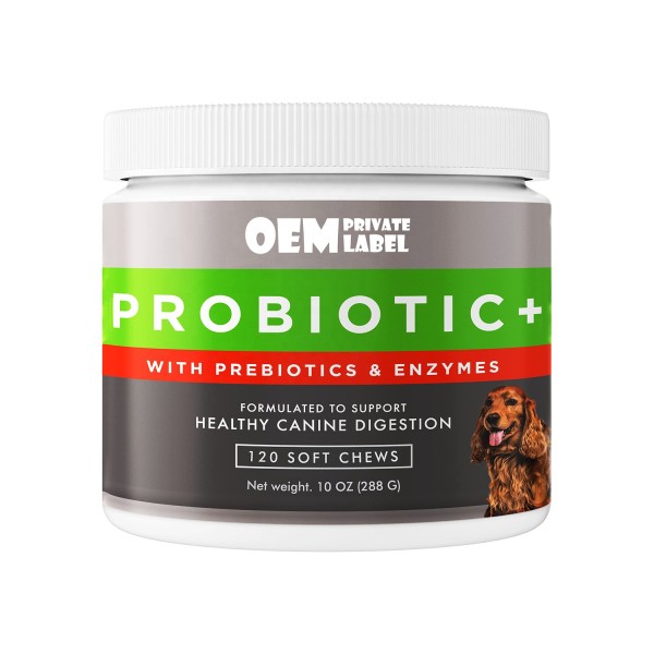 Dog Probiotics Treats Manufacturer - OEM ODM Digestive Enzymes Prebiotics Digestive Support