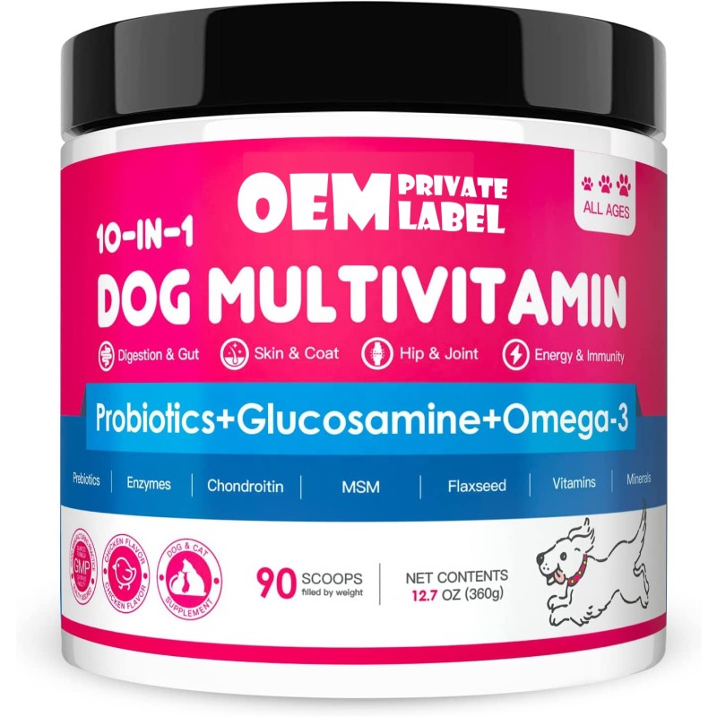 Pet Health Care Supplement Manufacturer - Dog Probiotic Flea Tick Treatment Calming Anxiety